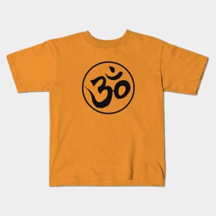 Sacred Spiritual Awakening Om Symbol Kids T-Shirt